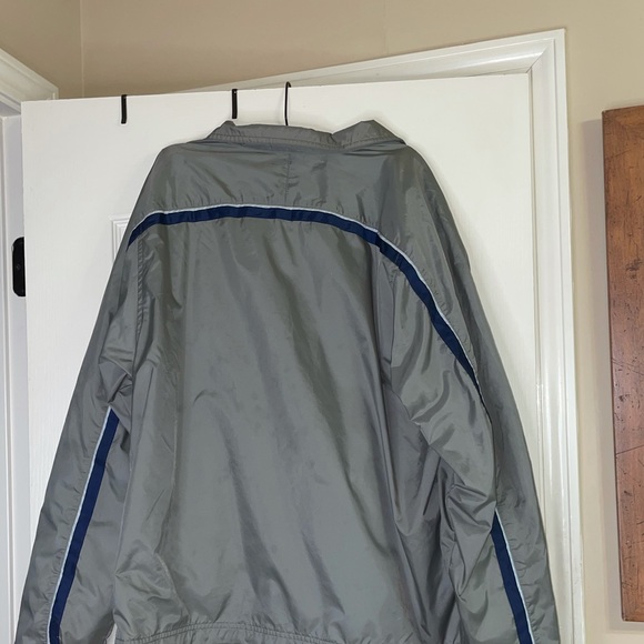 Nike Tracksuit Set (M) Gray w Blue & Silver Strip - Picture 8 of 16